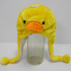 Soft Plush Toy Yellow Duck Winter Hat for Kids