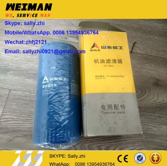 Sdlg Oil Filter 4110000054305 for Shangchai Engine C6121