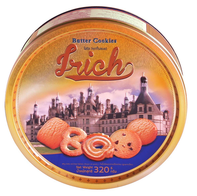 Everyday Round Tin Can Danish Butter Cookie320g