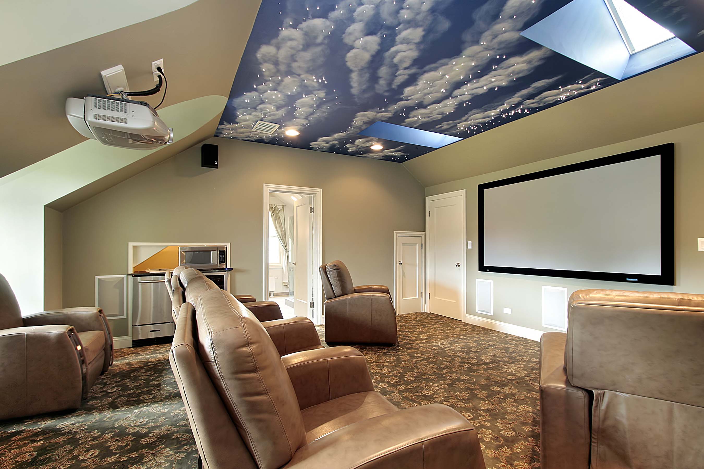 Full Hd Fixed Frame Projection Screen Wall Mount Projector Screen