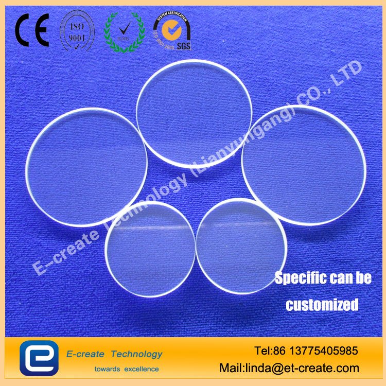 High-temperature quartz glass, quartz pieces of Fang Yuan, frosted tablets, transparent lenses, ordered to do processing
