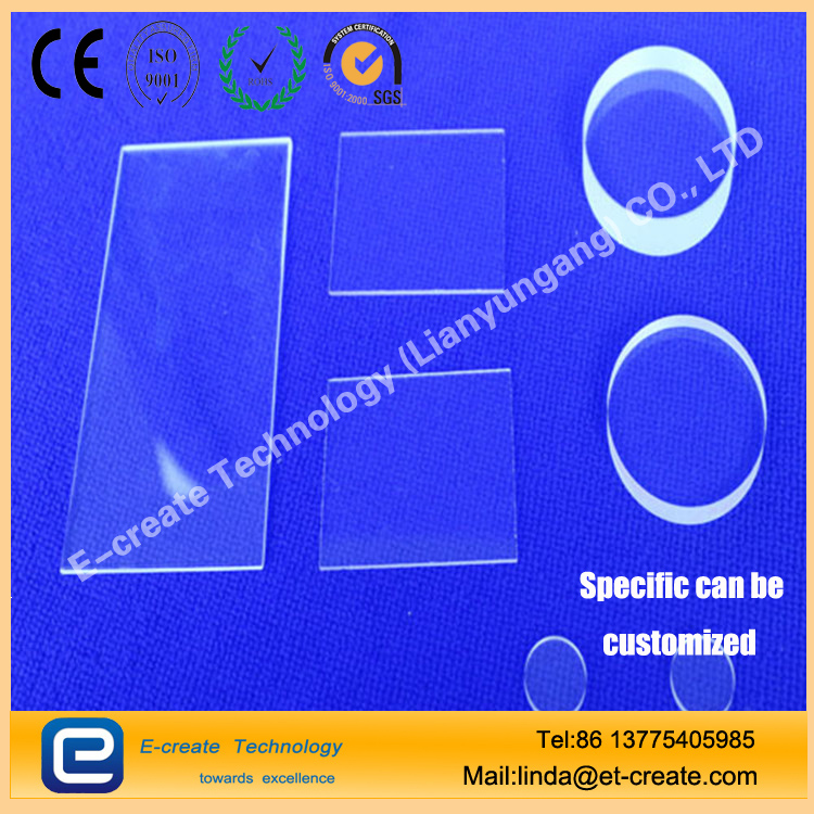 Quartz glass, optical lenses, polishing film, baked screen quartz film, coated quartz film