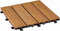 Plancher en plastique en bois de PE de WPC de tuile ext&eacute;rieure durable de paquet/anti insectes