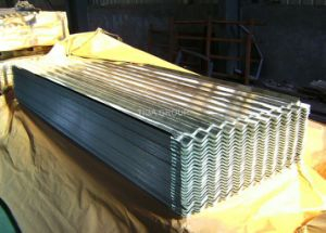 feuille enduite de toiture d'acier de Galvalume de 0.5mm d'Alu-Zinc ondul&eacute; de t&ocirc;le