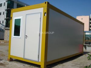 Maison de conteneur de structure m&eacute;tallique/Chambre portative vente chaude/Chambre modulaire