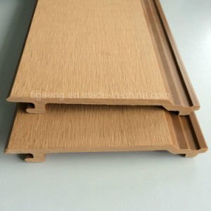 Decking/revestimiento compuestos pl&aacute;sticos de madera durables de los tablones WPC para la decoraci&oacute;n al aire libre