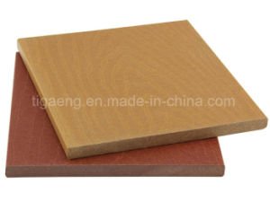 Suelo compuesto pl&aacute;stico de madera de gama alta del Decking de Outerior/placa impermeable de WPC