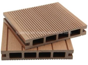 Suelo de madera del PE de WPC del Decking de la prueba anti impermeable del moho