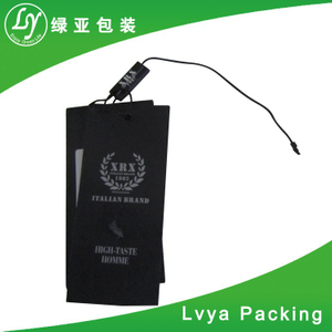 High Gloss Lamination and Waterproof Hangtag with Cord