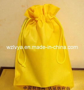 Non Woven Drawstring Bag Yellow Color (LYD15)