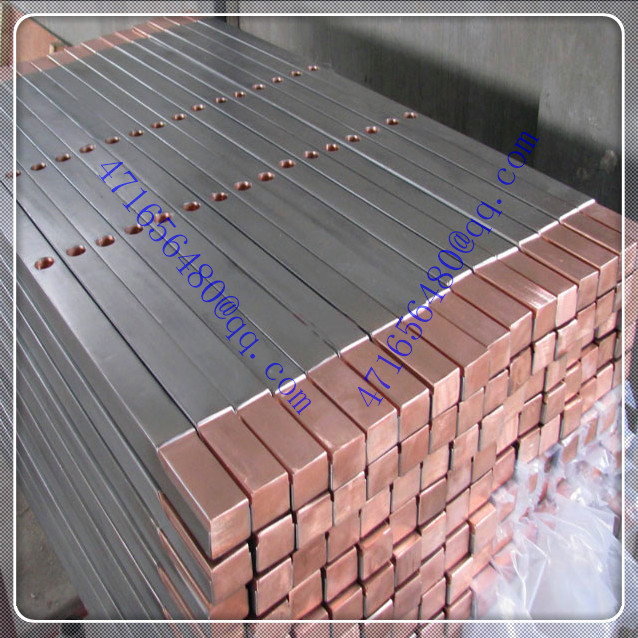 top quality ti clad copper bar for elec-trolyzing copper