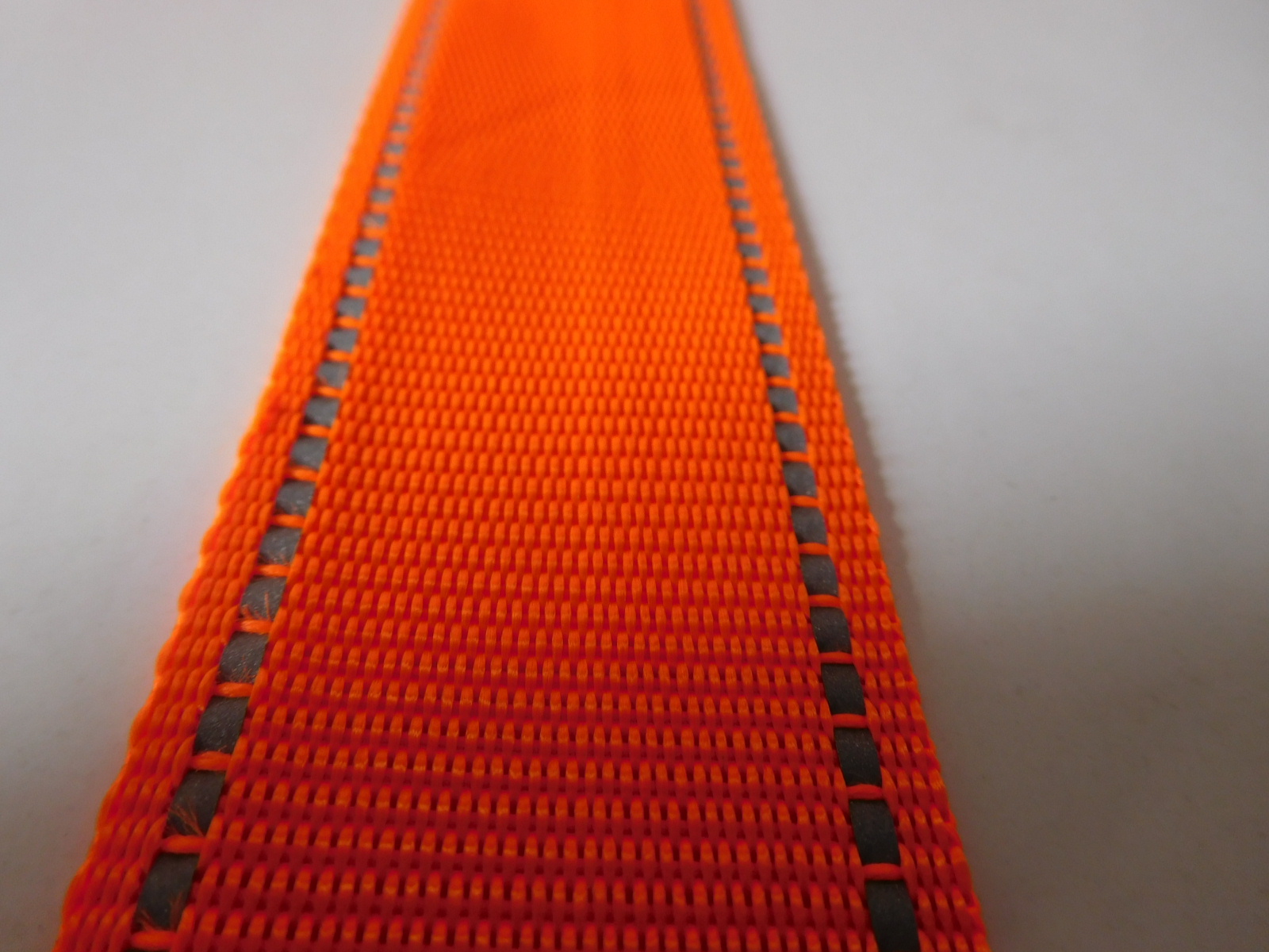 35mm orange polyester webbing for garment accessories