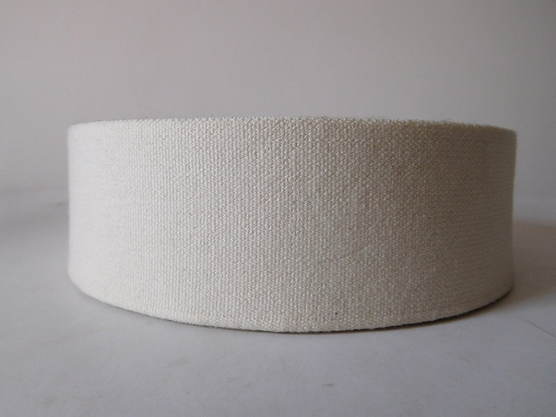 50mm white cotton webbing for garment and belt