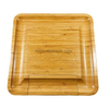 Square Cheese Board Set with Cheese Knives Bamboo Cutting Board