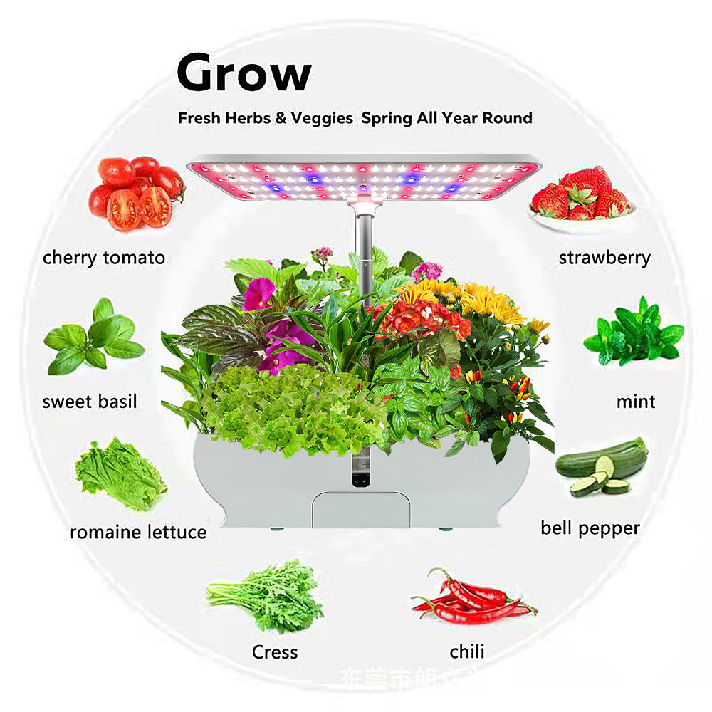 Timming And Dimming Smart Indoor Hydroponic Garden Kit
