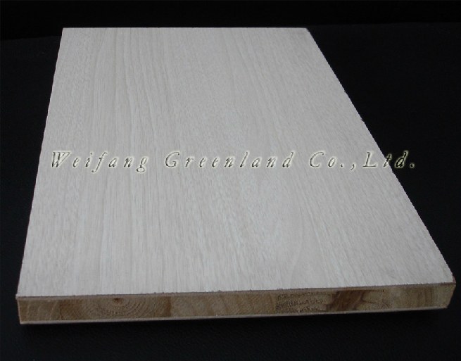 PVC Film Block Board (CE, SGS, ISO grade, 1220X2440MM)