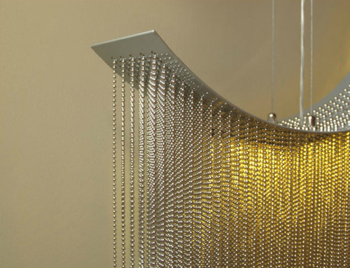 modern chain lamp rogue wave chandelier water pressure lighting from