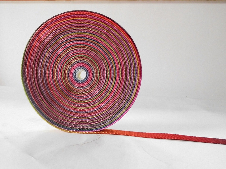 18mm multicolour nylon webbing for dog belt