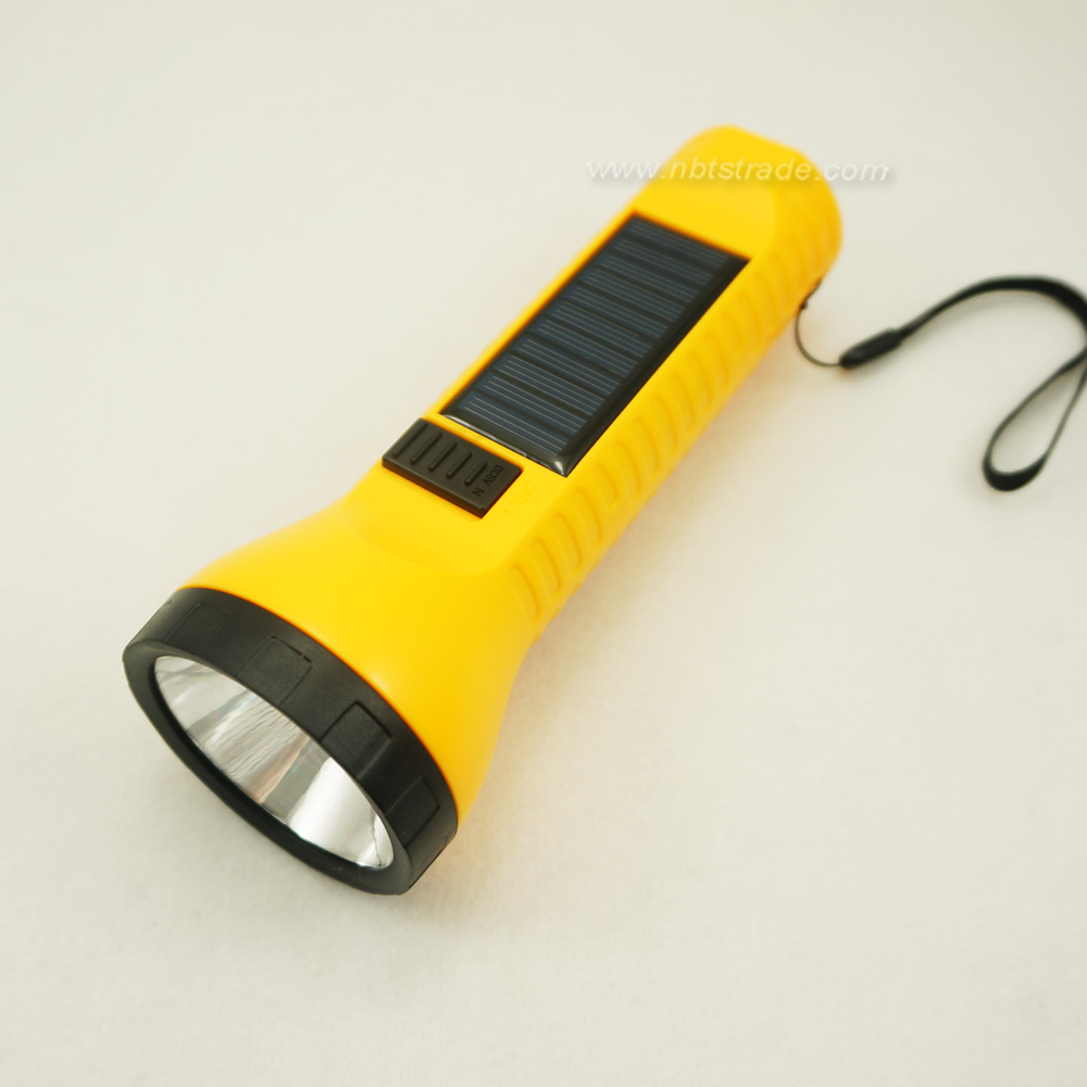  Rechargeable Solar Powered Torch with Reading Light 