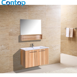 Quality bathroom solid wood modern cabinet C-022