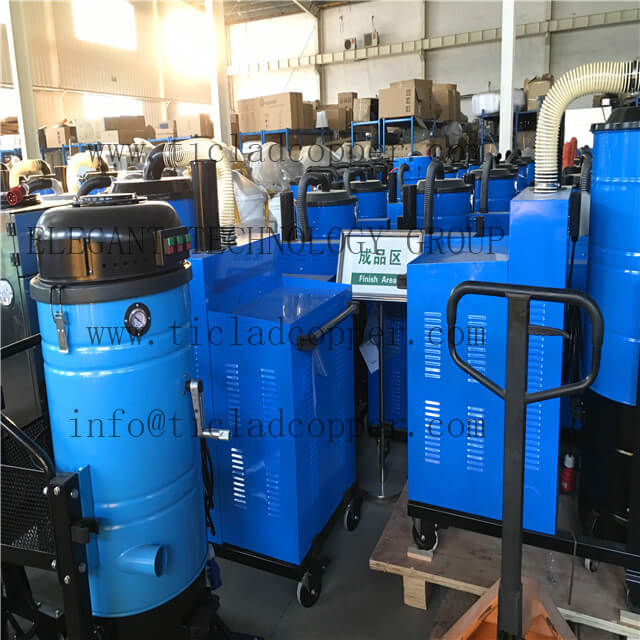 WGS wet and dry Industrial Cyclone Vacuum Cleaner fume extractor / dust collector