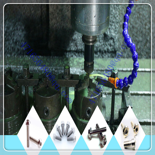 CNC machining ti fastener screw nut bolt washer basket