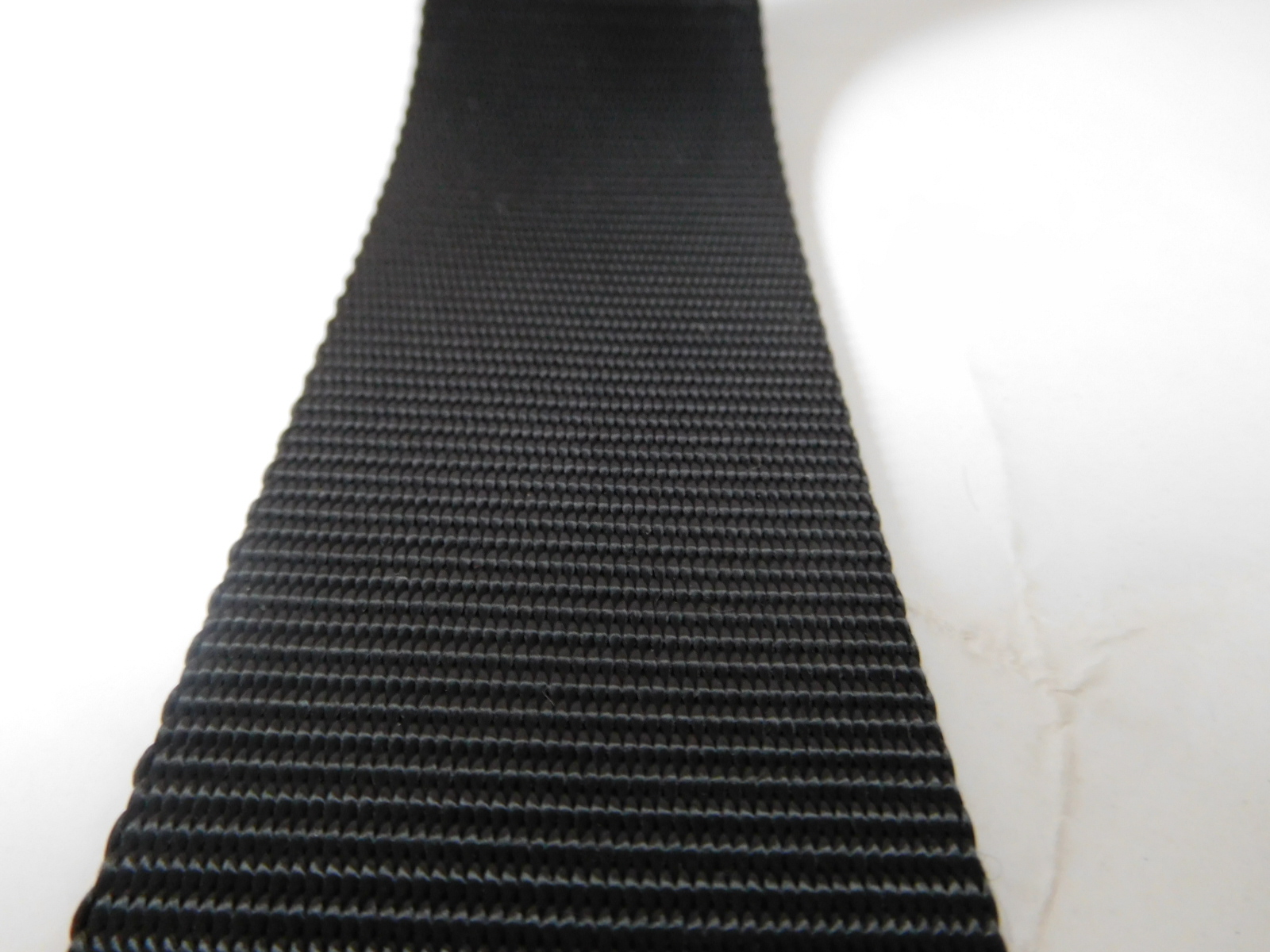 45mm black polyester webbing for car safety belt