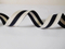 white&black polyester cotton webbing for belts