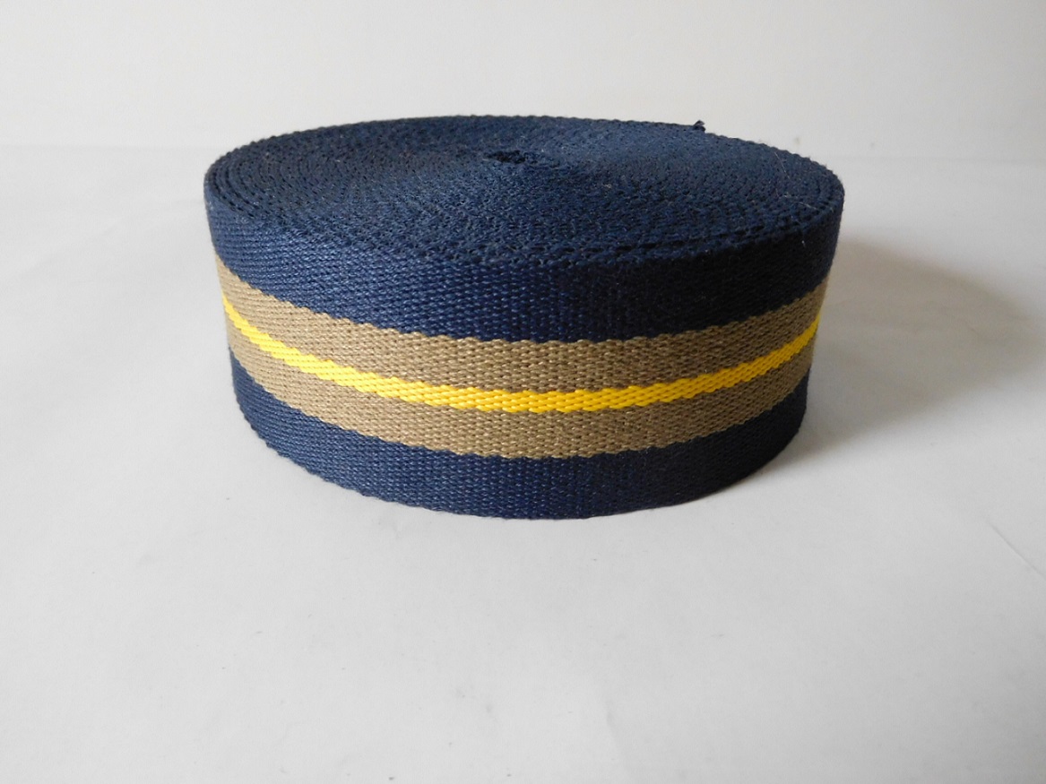 50mm secondary color polyester webbing for belts
