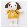 Hand Knitted Christmas dog