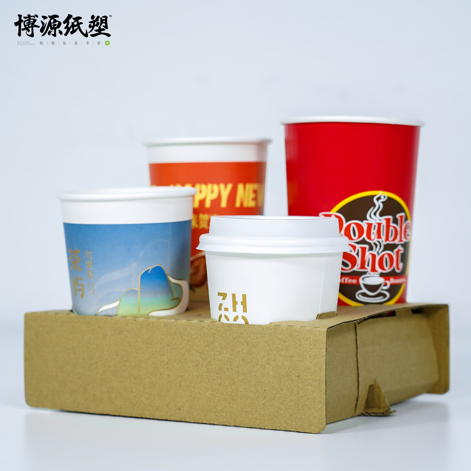 Disposable Paper Cup for Milk Tea Coffee Hot Drink