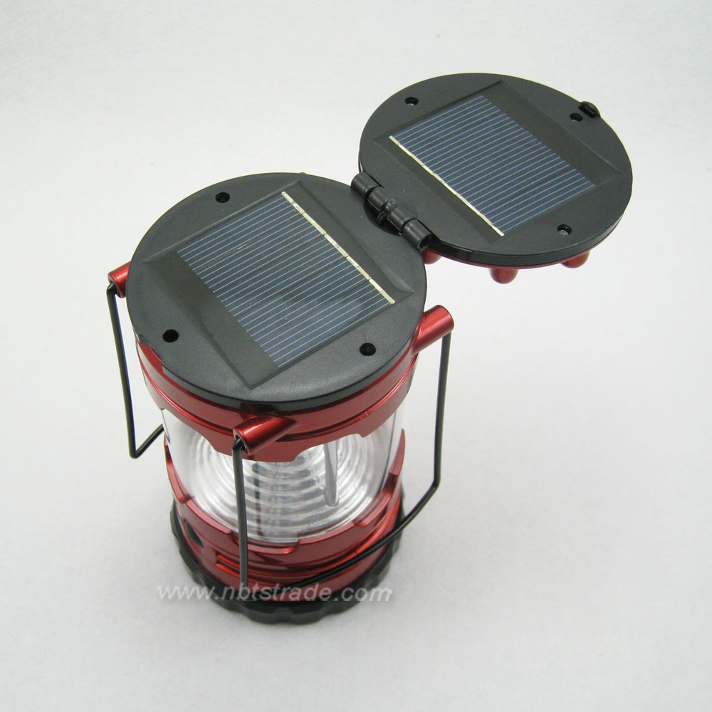 Foldable Panel Solar Powered CREE LED Lantern