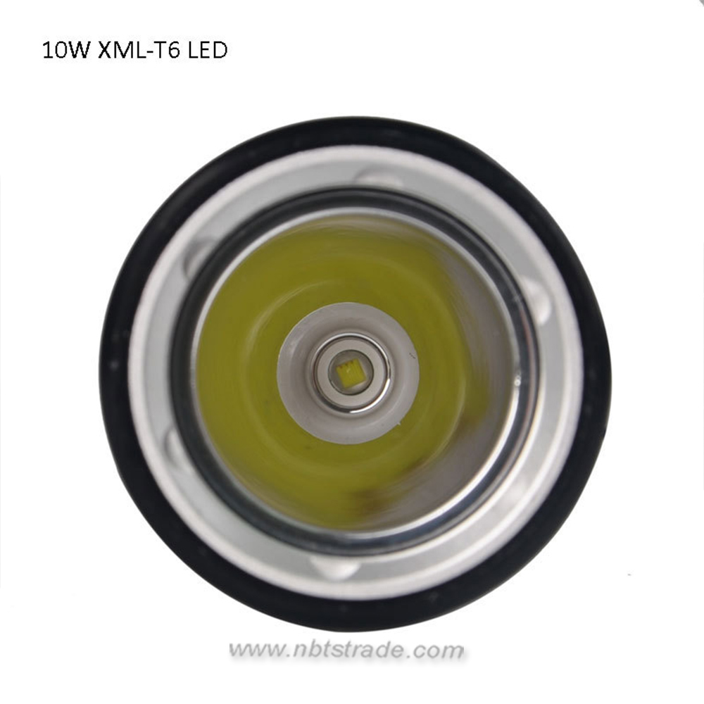 Waterproof 800 Lumen Aluminium Flashlight for Diving