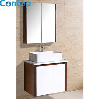 Quality bathroom solid wood modern cabinet C-039