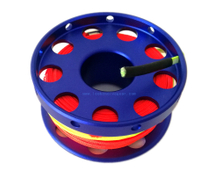 30m/100ft Aluminum Cave Scuba Diving Finger Spool Reel 