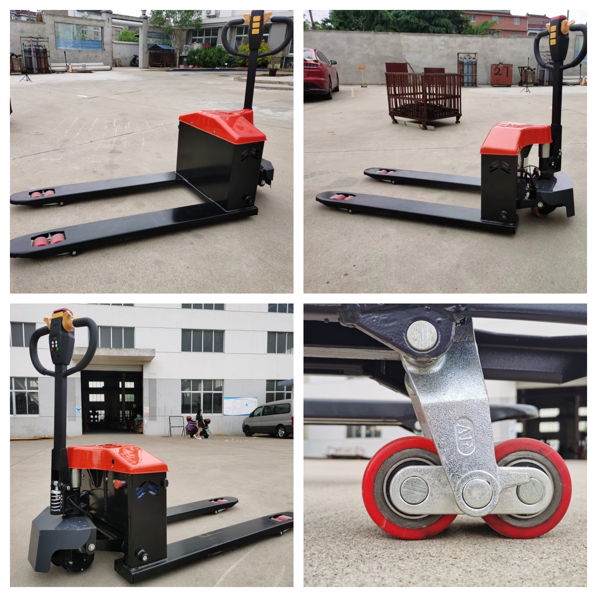 1.5ton battery operated china powered rough customized electric pallet forklift truck