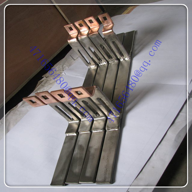 Zr clad copper conductive bar