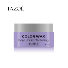 Tazol Temporary Hair Color Wax with Purple Color 100g