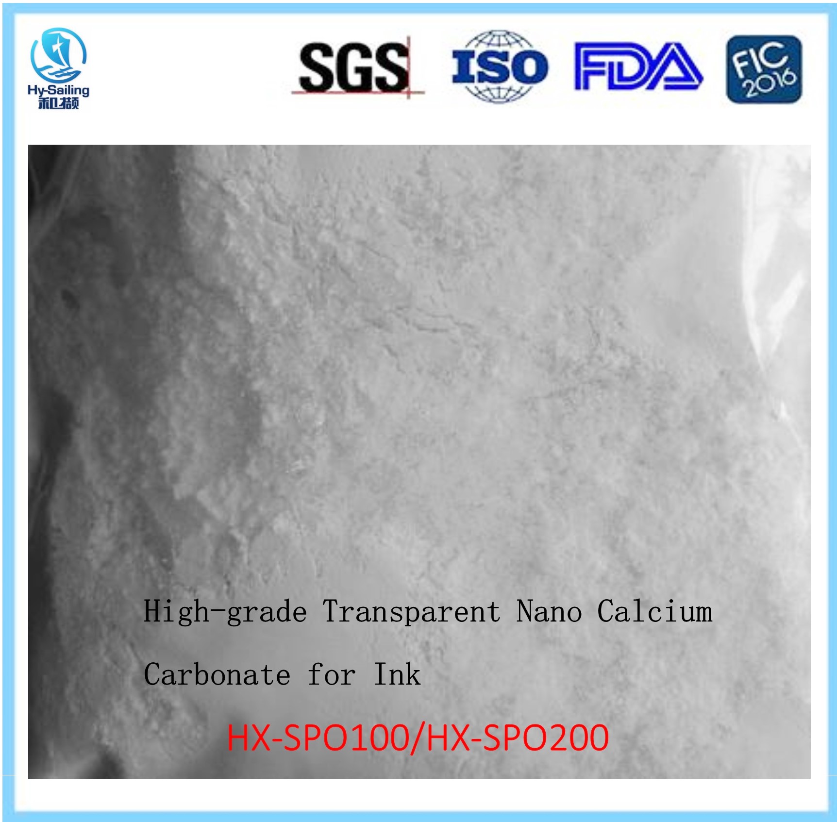 Nano Calcium Carbonate for Printing Ink(O,TDD)