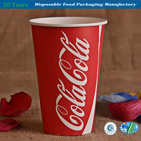 Single Wall Disposable Cold Paper Cup