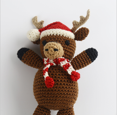Hand Knitted Christmas deer