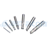 2 flute HSS end mill set, 7 pcs.