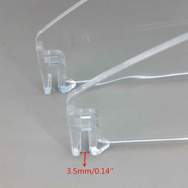 Plastic Supermarket Retail Shelf Acrylic Transparent Dividers Matched