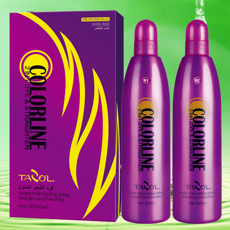 Shiny Colorful Hair Dye Straightening Shampoo