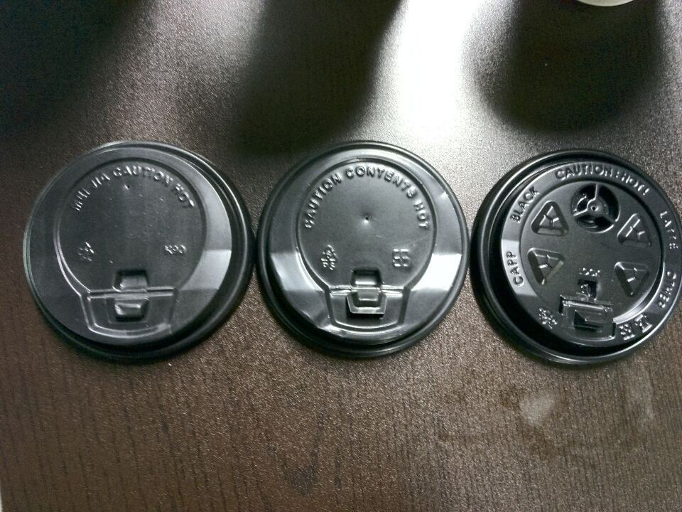 90MM Disposable Plastic Coffee Lids