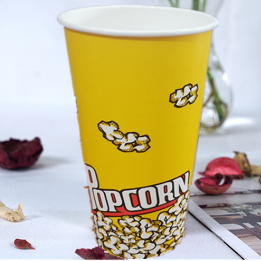 24 Oz Disposable Popcorn Bucket 