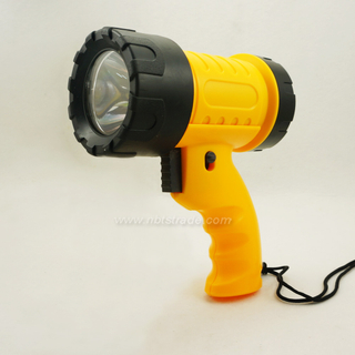 1000 Lumens Waterproof Handheld Spot Light with Red Filter 