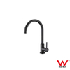 Watermark & WELS brass kitchen sink faucet round black tap