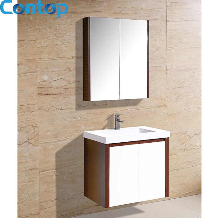 Quality bathroom solid wood modern cabinet C-032