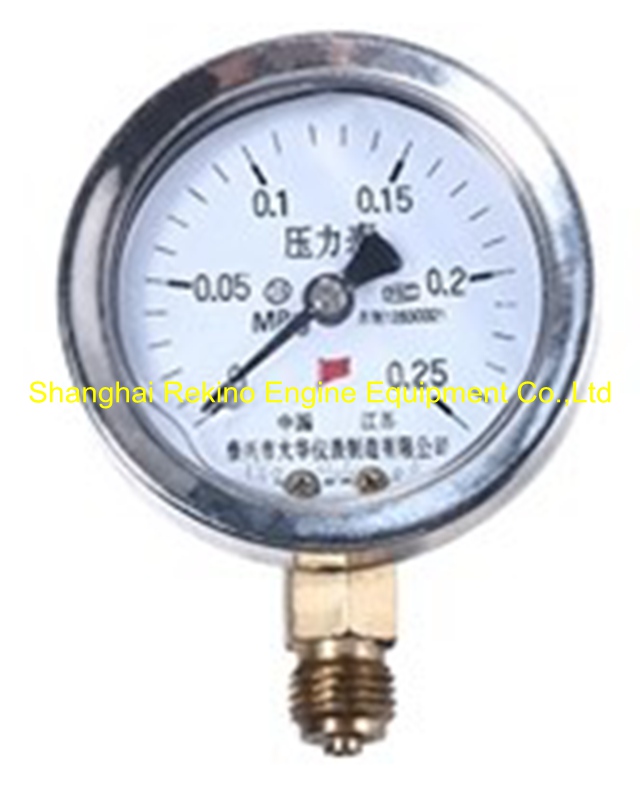 Y60AN Pressure meter Ningdong engine parts for GN320 GN6320 GN8320